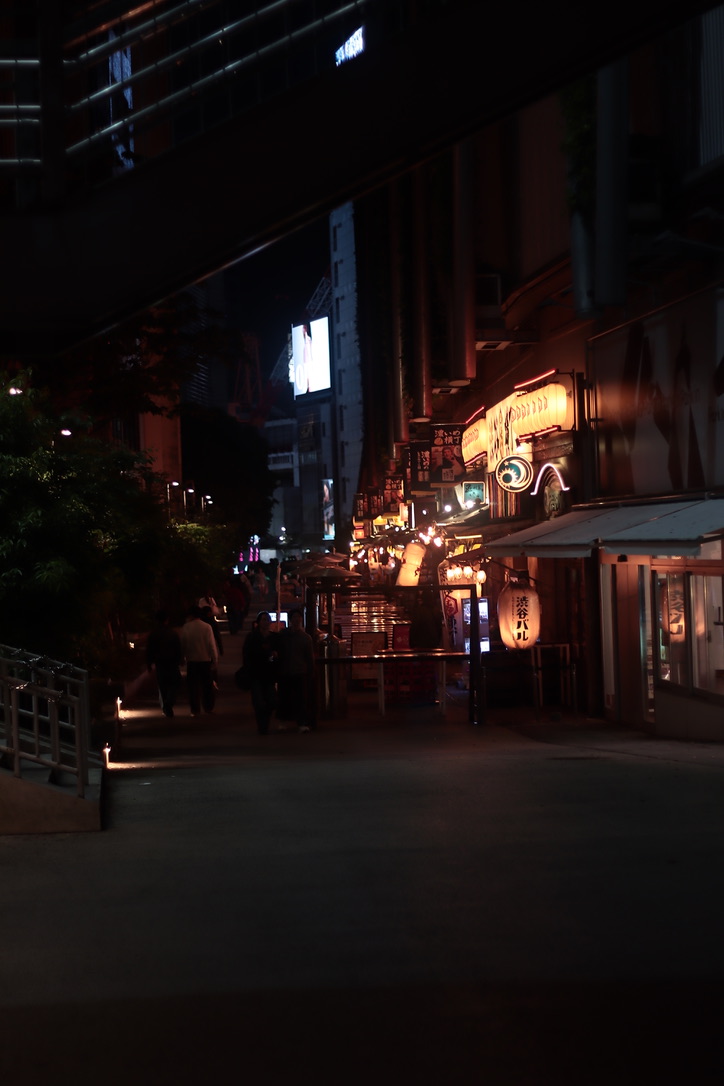 Golden street view Tokyo